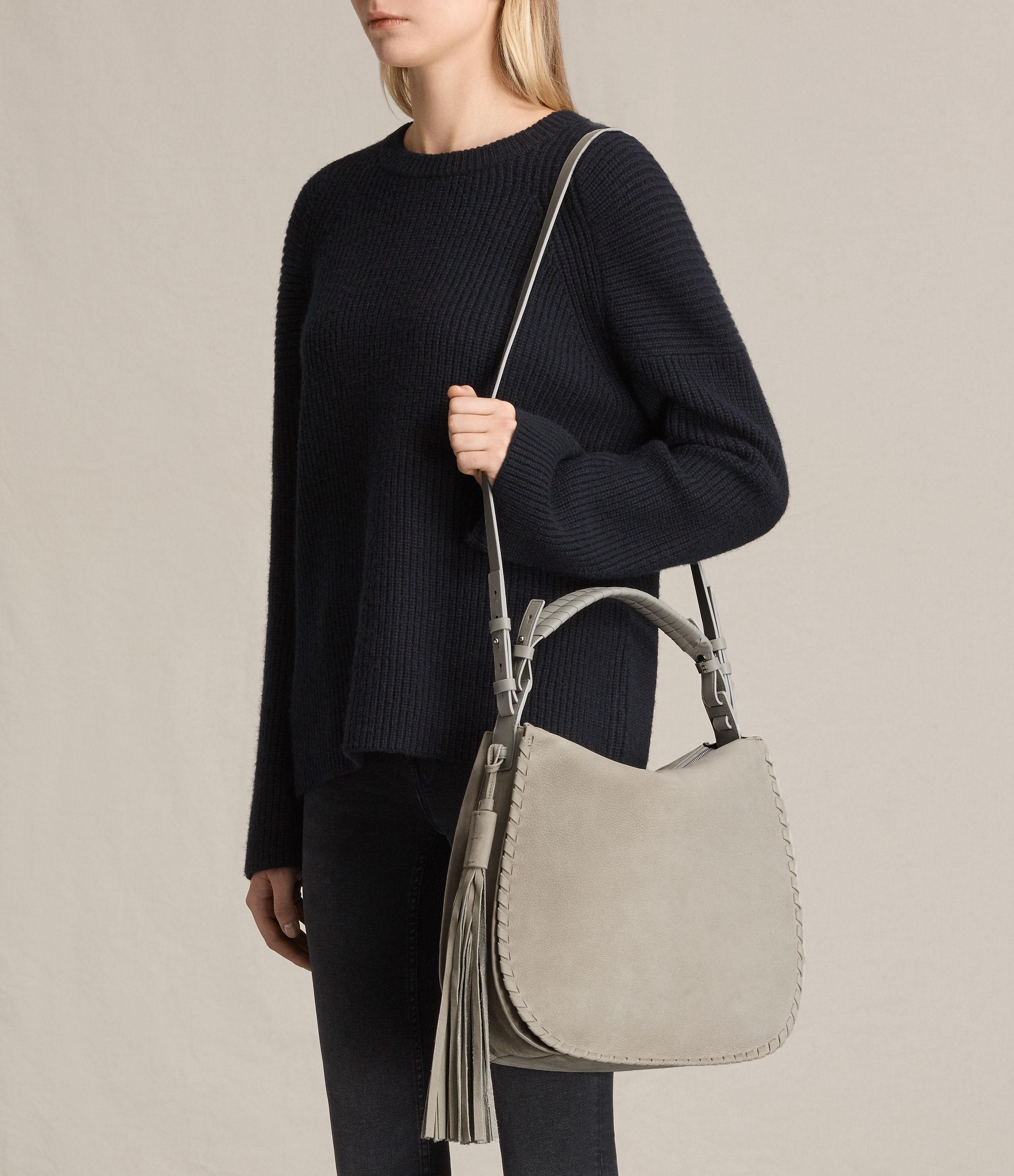 Allsaints mori discount leather hobo